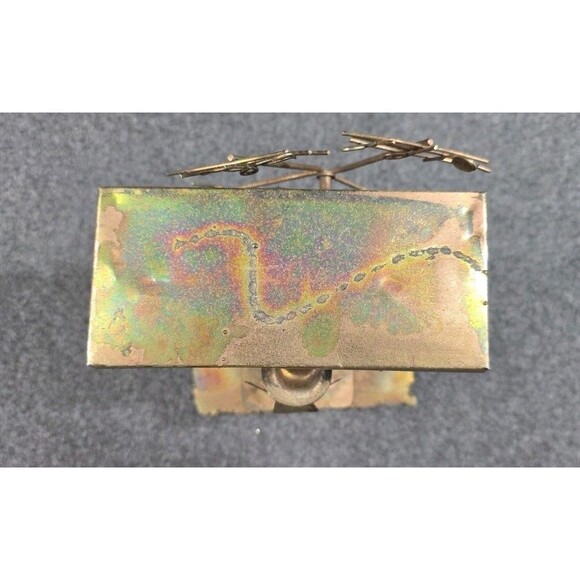 Steam Punk Copper/Tin Music Box Man Play Piano "The Sting" Unique Piece - Picture 4 of 10